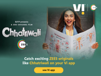 ZEE5 movie - Chhatriwali on the Vi app